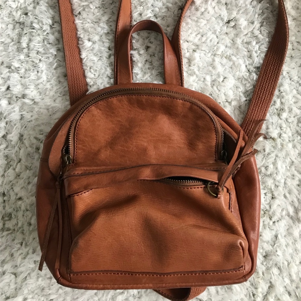 Madewell Lorimer Mini Backpack English Saddle